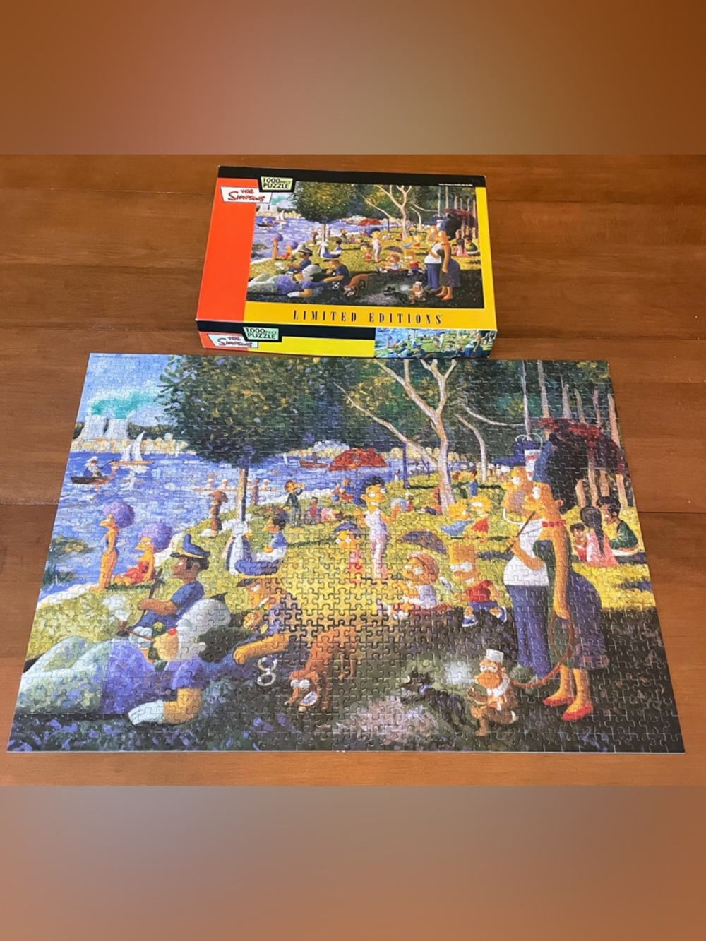 Simpsons Limited Editions Sunday Afternoon River 1000 Pc Jigsaw
Puzzle 2003